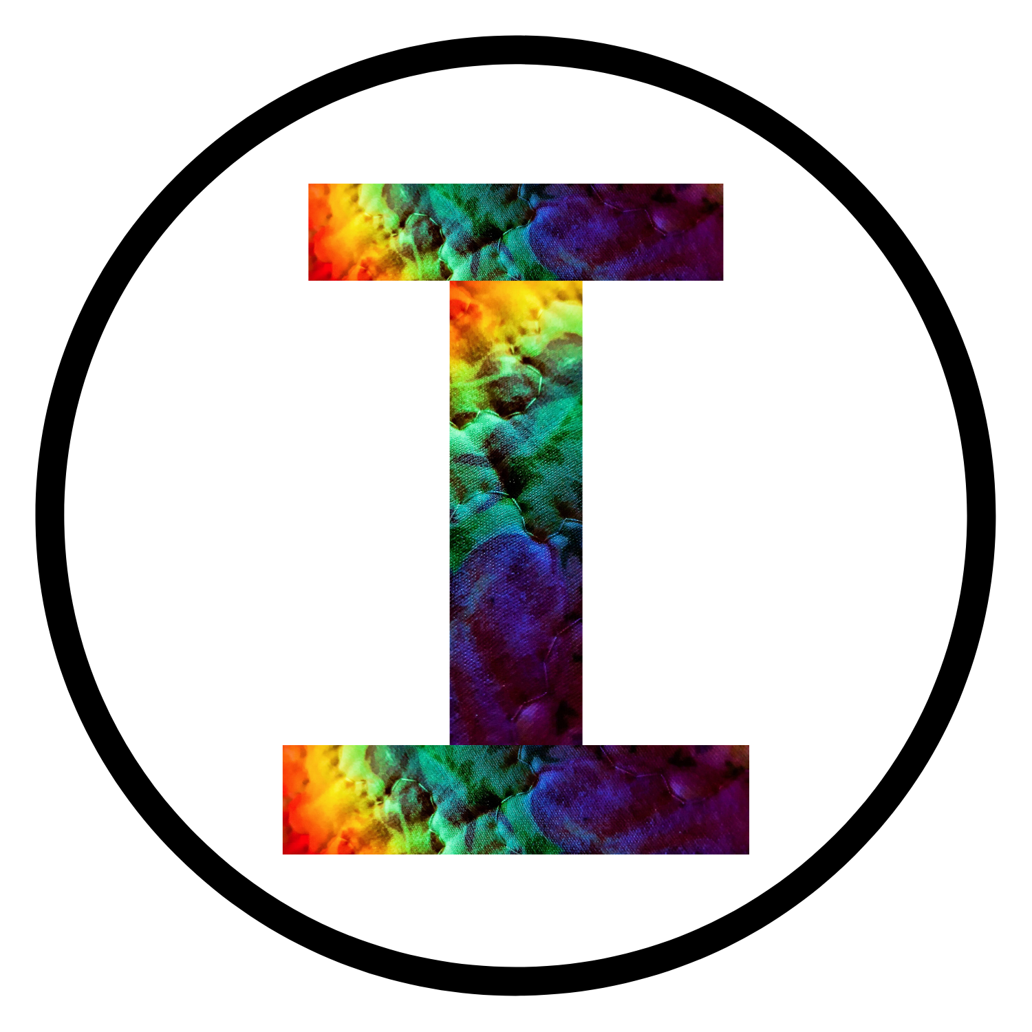 I (rainbow initial icon)